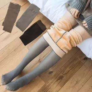 여성 겨울 기모 착시스타킹 커피색 블랙 페이크 유발