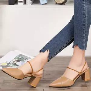 통굽 스틸레토 힐구두 펌프스 스트랩 뮬신발 슈즈 스트랩샌들힐