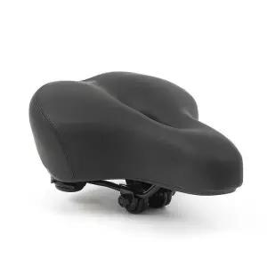 HWA 자전견고한거 인조가죽 안장 스프링 편한쿠션 블랙