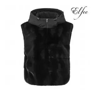 진도모피 정상가:1,090,000원 ㅣ 진도 Elfee 휘메일 밍크 패딩 후드 콤비 베스트 E9W3EV18 1147285