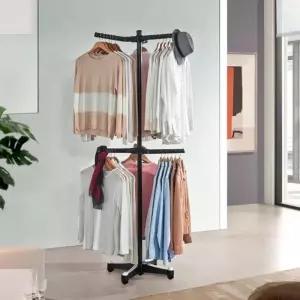 트리플 옷걸이 행거 회전식