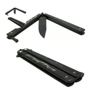 (제스트)DI05 다용도칼 나비칼 나이프 연습용 발리송 트레이너