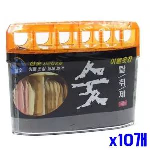 옷장 냄새 제거 숯 이불 탈취제 200g x10개 실내용 옷장용 습기 서랍장용 정리