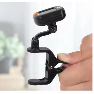 AROMA AT-2017K: 컴팩트한 디자인의 전문 칼림바 튜너 ±0.5 센트 정확도 이중 색상 백라이트(조율 경우 녹