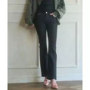 솔트앤초콜릿 논페이드 부츠컷 데님 팬츠 흑청 4W241V003 321261