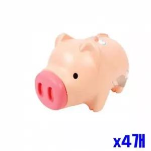 [에이치플러스몰]WL 핑크 돼지저금통 특대 x4개묶음 인테리어저금통