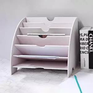 서류 정리함 조립식 책상 정리 보관 상자 종이 보관함