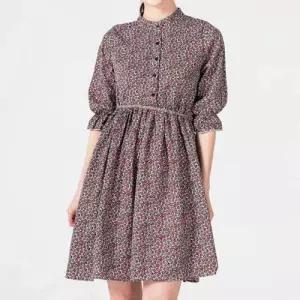 여자차이나플라워7부소매원피스 JJMSS277 WFLQA8U