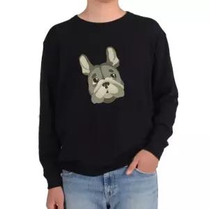 기모맨투맨 불독 BULLDOG 강아지 얼굴그림 다양한색상 전사이즈 (WFKIX3L)