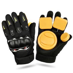 롱보드 슬라이드 장갑 블록이 있는 미튼 다운힐