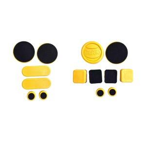 교체용 롱보드 장갑 슬라이드 핸드 팜 보호 퍼크 & 핑거 다운힐