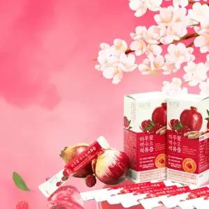 하루애 백수오 석류즙 스틱형 65brix 15g x 28포/석류주스 글루타치온 석류원액 석류농축액