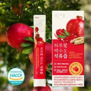 하루애 백수오 석류즙 스틱형 65brix 15g x 84포/석류주스 글루타치온 석류원액 석류농축액