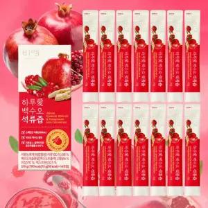 하루애 백수오 석류즙 스틱형 65brix 15g x 112포/석류주스 글루타치온 석류원액 석류농축액