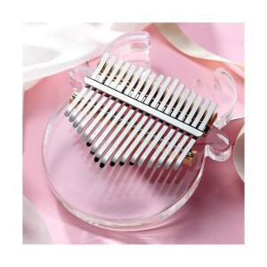 크릴 투명 17음 칼림바 초등학생 교구 악기 칼림바로 DIY 그림 그리기 가능