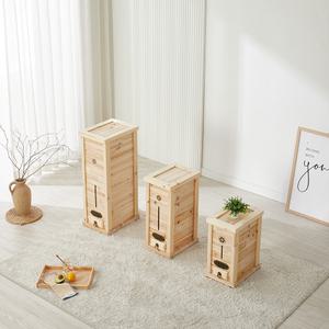 조은세상 편백나무 원목 쌀통 10kg 20kg 40kg 쌀독 쌀뒤주 쌀용기 쌀보관함