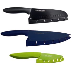 퓨어코마치2 이유식칼+셰프나이프(네이비)+과일칼