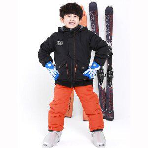 [안체스]와이키 완전방수 아동 스키복세트 보드복세트 스키복 보드복  BKOR