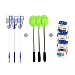 얼음 견지낚시대 3인세트 견지대 빙어 산천어 겨울 채비