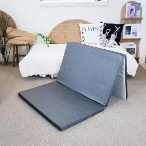 엔젤홈스 3단 진그레이 접이식 매트리스 바닥 싱글 손님용 기숙사 고시원 군용 자취 간이 접는 매트릭스