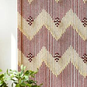 나무 구슬 문발 롱 고급 l 빈티지 우드볼 목각발 비즈발 이자카야 벽장식 공간분리 자취방 집꾸미기