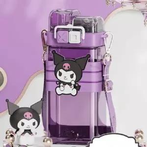 [텐바이텐]산리오 캐릭터 쿠로미 더블캡 롱 빨대 물통 3종