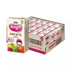 요미요미주스 과일믹스 125ml, 24개