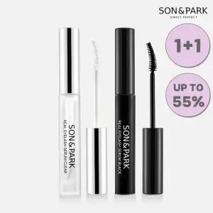 [1+.1] 손앤박아이래쉬 세럼 속눈썹영양제 블랙/클리어 2개입