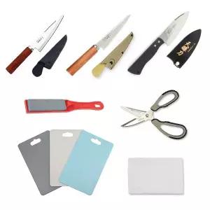 낚시방 오리지날 아키코회칼 휴대용회칼 낚시용회칼 사시미칼 도마 회수건/버클리 회칼/미니 숫