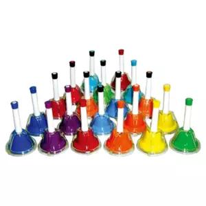 유아 음악교구 벨악기 색상음계 터치 핸드벨세트 20개세트 우뇌발달 성가대 맑은소리