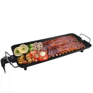 키친플라워 홈파티 와이드 그릴팬 66cm/바베큐 전기그릴 생선구이 고기불판 멀티쿠커 /불판