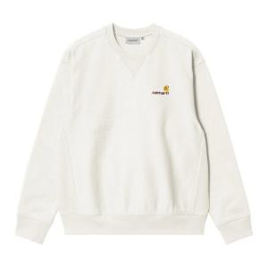칼하트윕 남성 아메리칸 스크립트 크루넥 맨투맨 스웨트셔츠 아이보리 I025475 D6XX