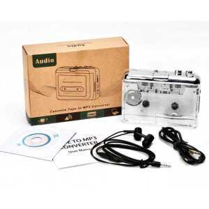 휴대용카세트플레이어 투명 클래식 Y2K 레트로 라디오 감성 테이프 음악 휴대용 워크맨 마이마이