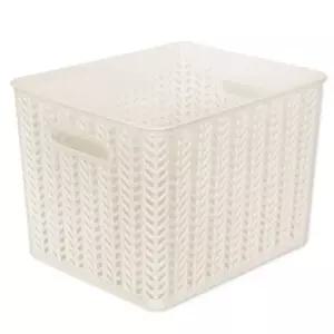 헤링본바스켓6호(오픈형)_24L_화이트 (WFGT10Z)