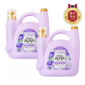 샤프란 아우라 대용량 섬유유연제 대용량 5.5L 화이트릴리 x 2개