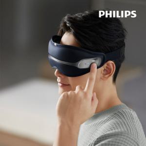 필립스 딥아이 눈 마사지기 PPM2321 진동 온열 블루투스 안마기 눈케어 에어백 공기압 두드림