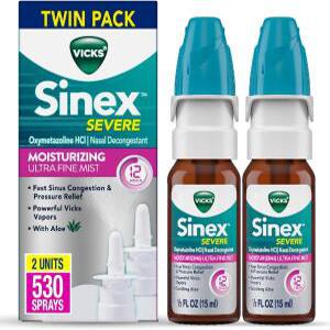 Vicks Sinex Severe Nasal Spray  울트라 파인 미스트  스프레이 x 2