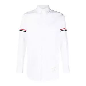 [톰브라운][명품] 톰 브라운 25FW 톰브라운 RWB 옥스포드 셔츠 화이트 MWL150E F0313