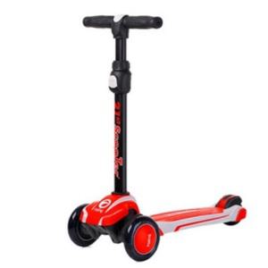 21st 고성능 인체공학적 핸들 5단계 높이조절 LED 바퀴 스쿠터 킥보드_레드