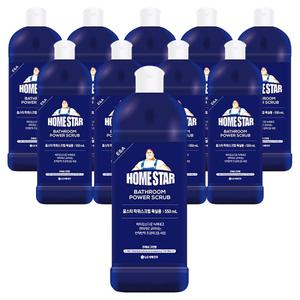 홈스타 파워스크럽 욕실용 550ml x 10개 욕실 화장실 청소 찌든때 물때 세제 세정제