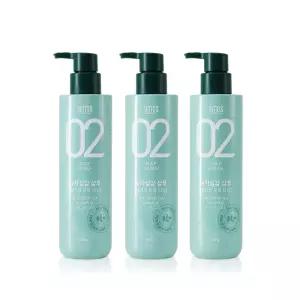 아모스 녹차실감 샴푸액 중건성 500g 3개