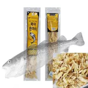 믿고사는잡화점 애견간식 북어 한마리 100G 강아지건강식 반려견간식