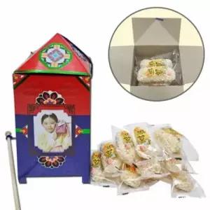 청사초롱 선물상자 만들기 유과세트 10인용 명절 만들기놀이