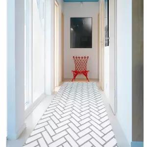 데코인] 긴 복도 발코니 베란다용 프리미엄 극세사 헤링본 카페트