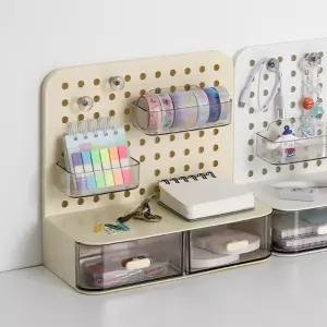 미니 책상타공보드 타공판 서랍 페그보드