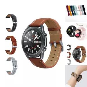 갤럭시 워치 4 가죽 스트랩 3 액티브 기어 S2 20mm 호환/스마트/시계줄/삼성/손목/워치줄/시계/부품/밴드