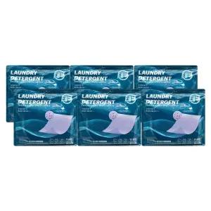 테크 한장빨래 효소캡처 라벤더 시트세제 15매 x 6팩