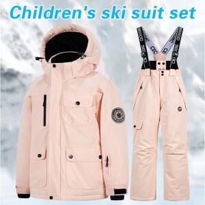 아동 스키복 도 겨울 아동용 스노우슈트 키즈 피스 아웃도어 스포츠 스노보드 남아 여아용 세트