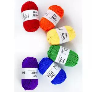 팔팔공 91컬러 뜨개실 50g 소프트 밀키코튼 코바늘실 인형실 펀치니들실 털실 얀메이크
