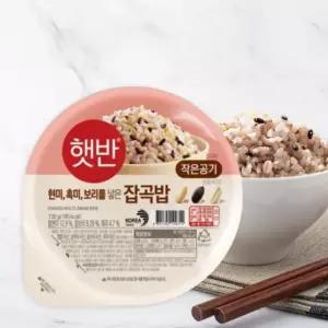 햇반 잡곡밥 작은공기 130g, 12개
